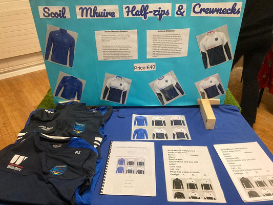 Scoil Mhuire Half-Zips and Crewnecks